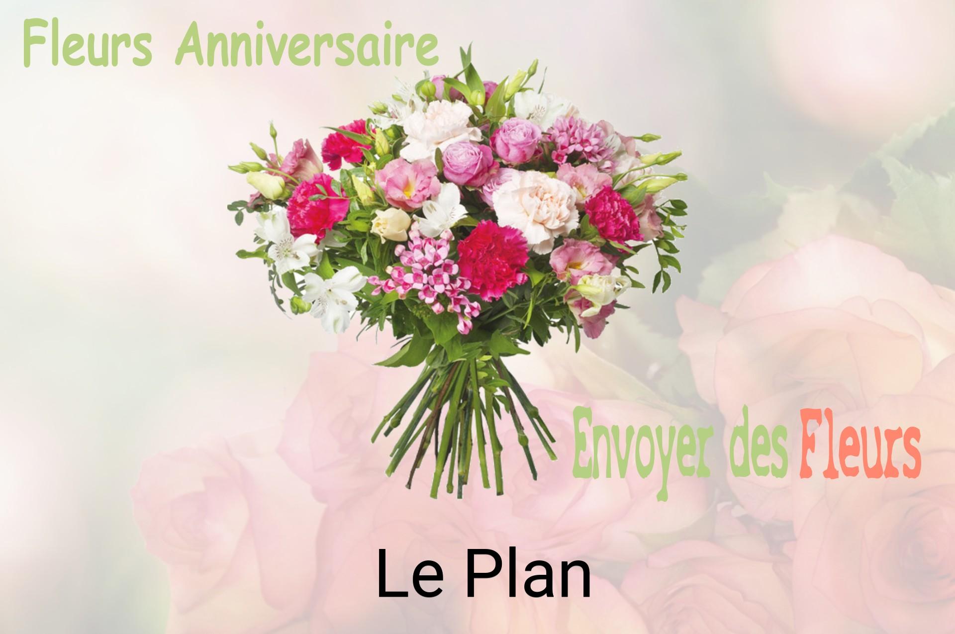 Bouquet de fleurs d’anniversaire livré à Le Plan