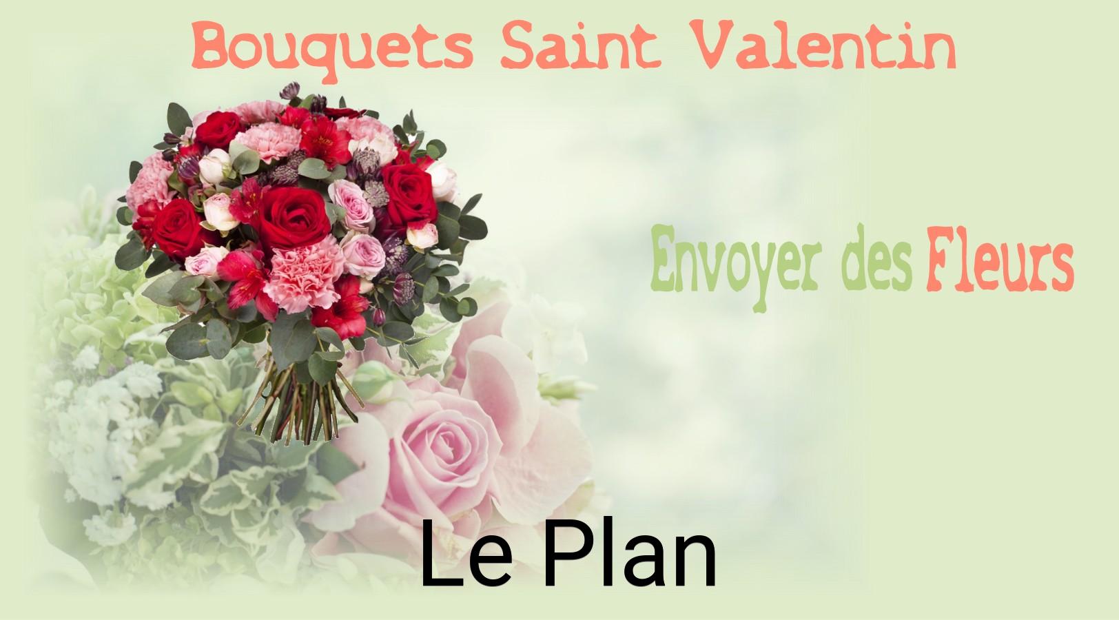 Roses de Saint-Valentin livrées à Le Plan